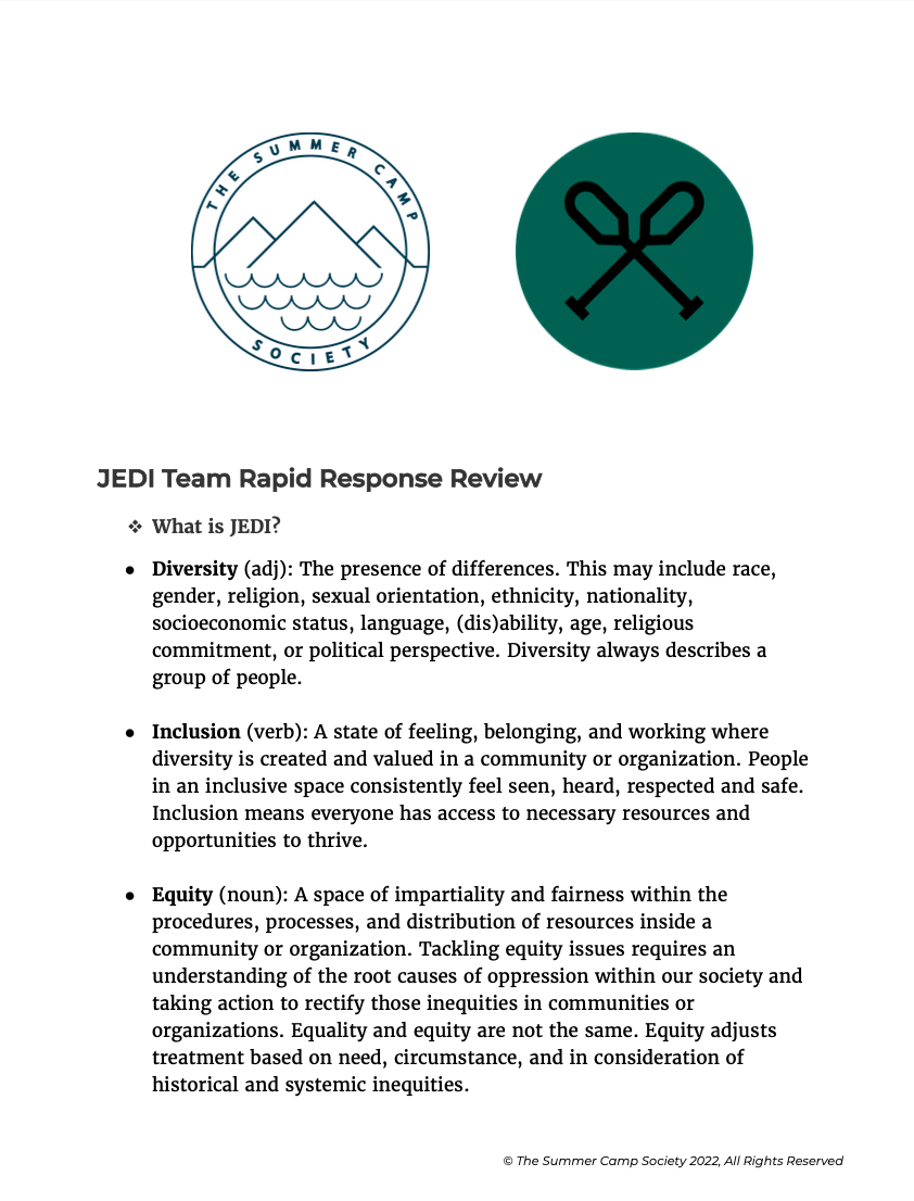 JEDI Team Rapid Response Review